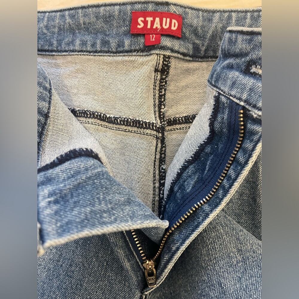 NWOT STAUD Grayson Medium Wash Jeans Size 12 - Picture 8 of 11
